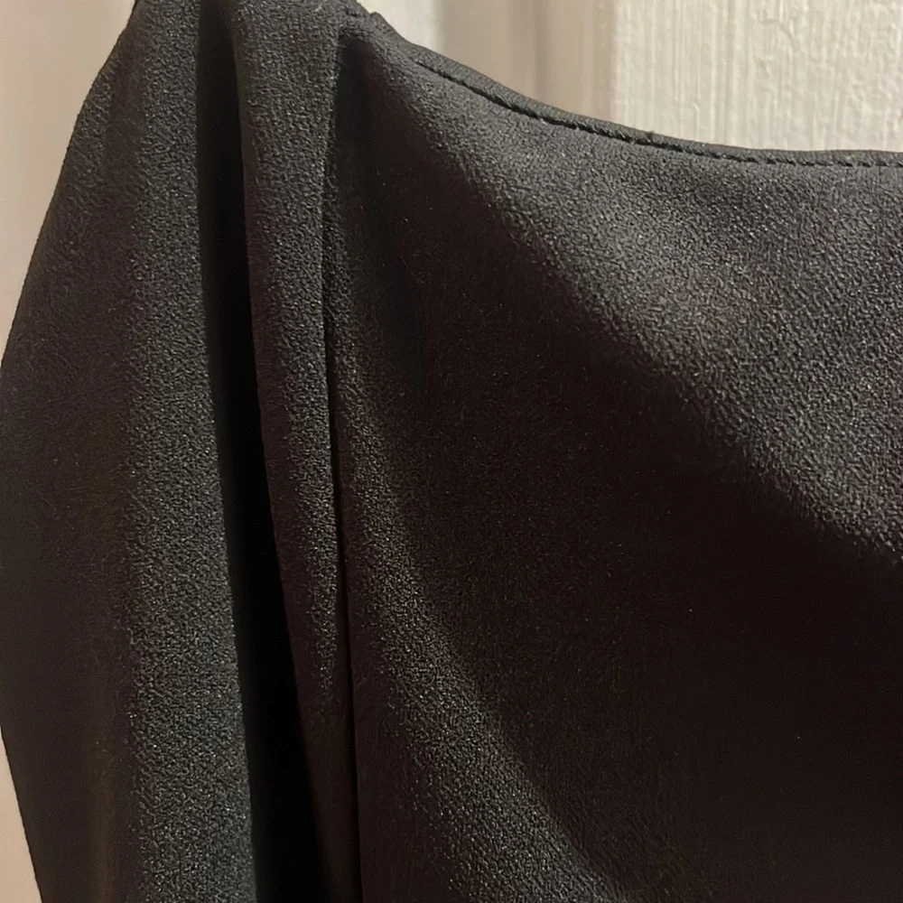 Lulus Long Black Dress Size Medium Spaghetti Strap - Picture 3 of 6